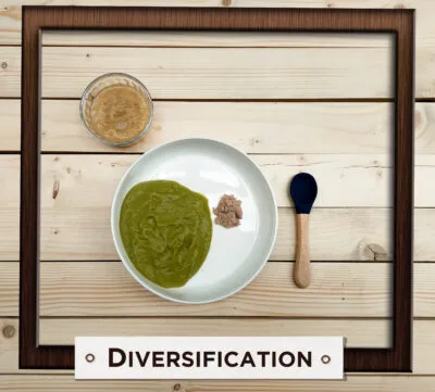 Assiette du menu Diversification